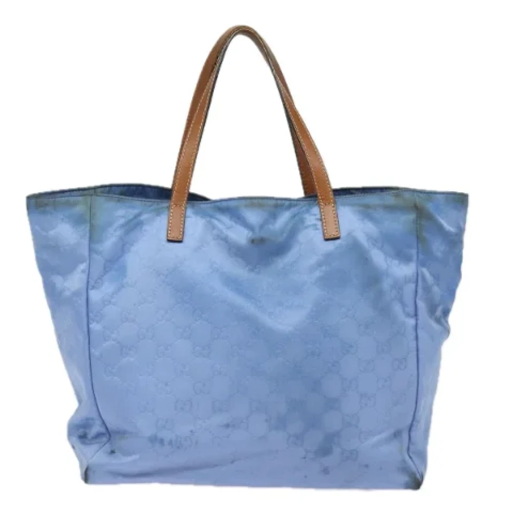Gucci Vintage Pre-owned Canvas totes Blue Dames