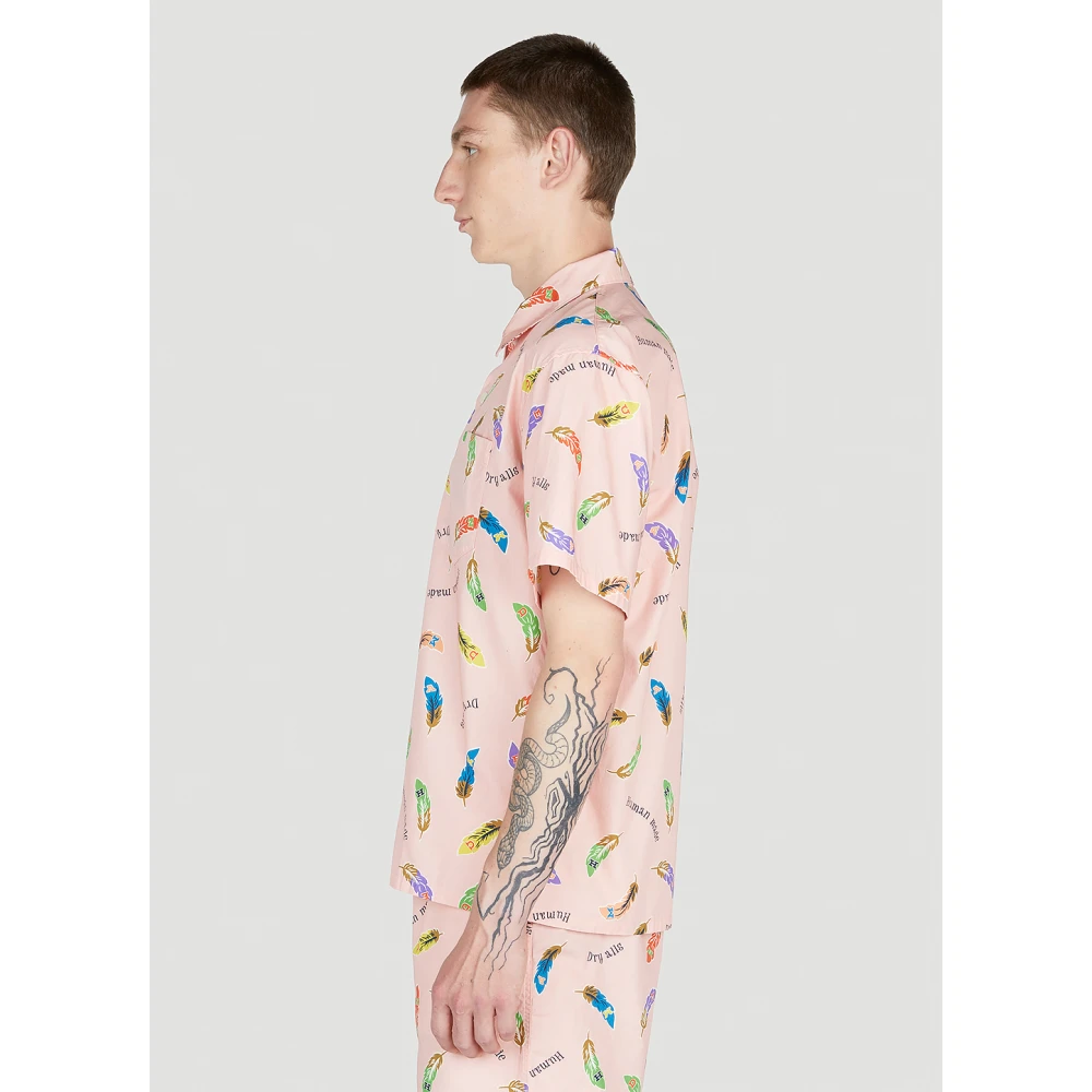 Human Made Shirts Pink Heren