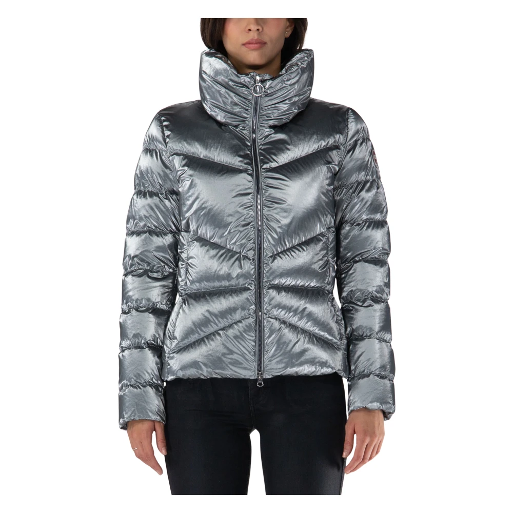 Colmar Gelamineerde Pufferjas Gray Dames