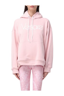 sweat-a-capuche-rose-avec-logo