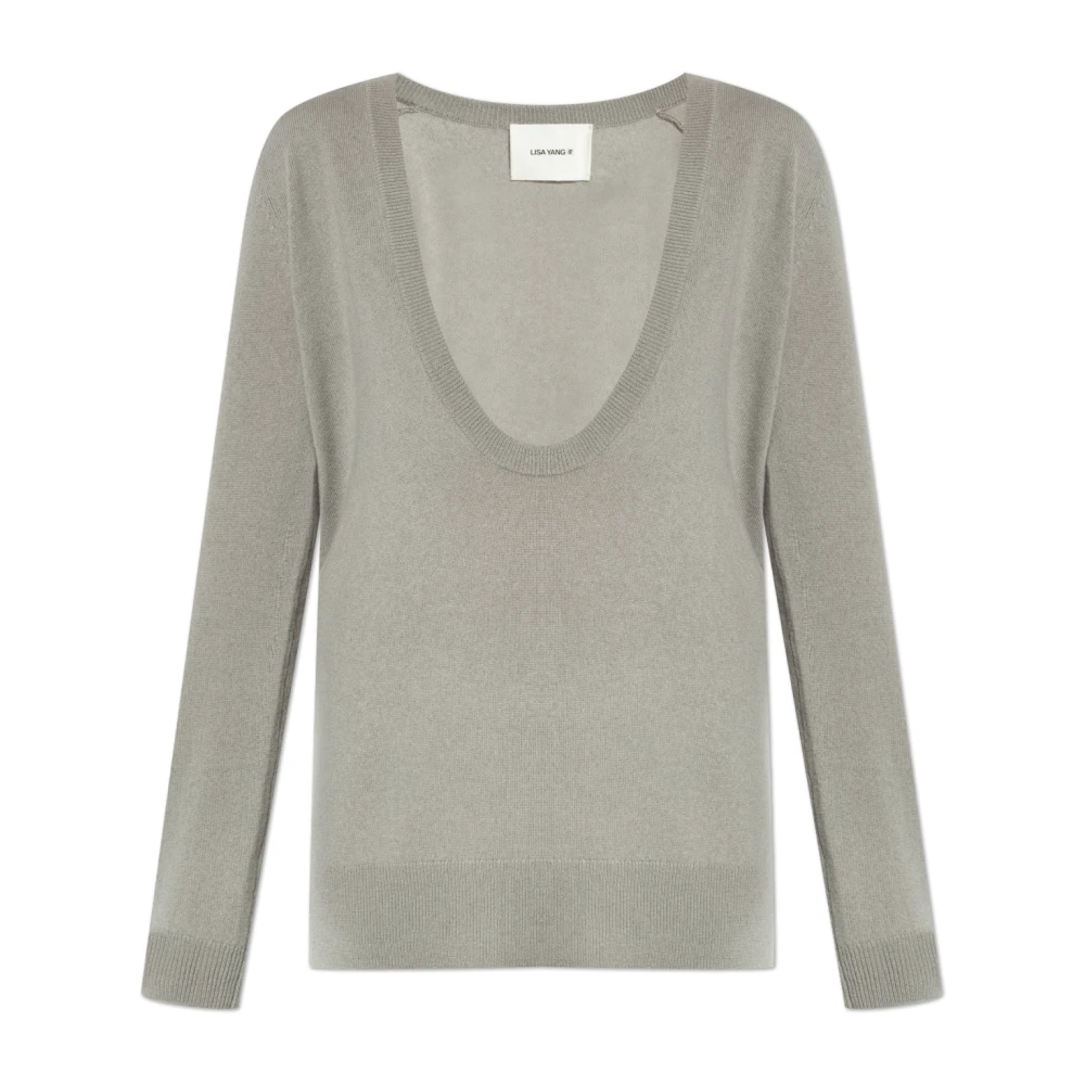 Lisa Yang Sweater `Josie` Gray Dames