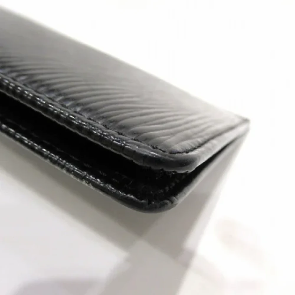 Louis Vuitton Vintage Pre-owned Leather wallets Black Heren