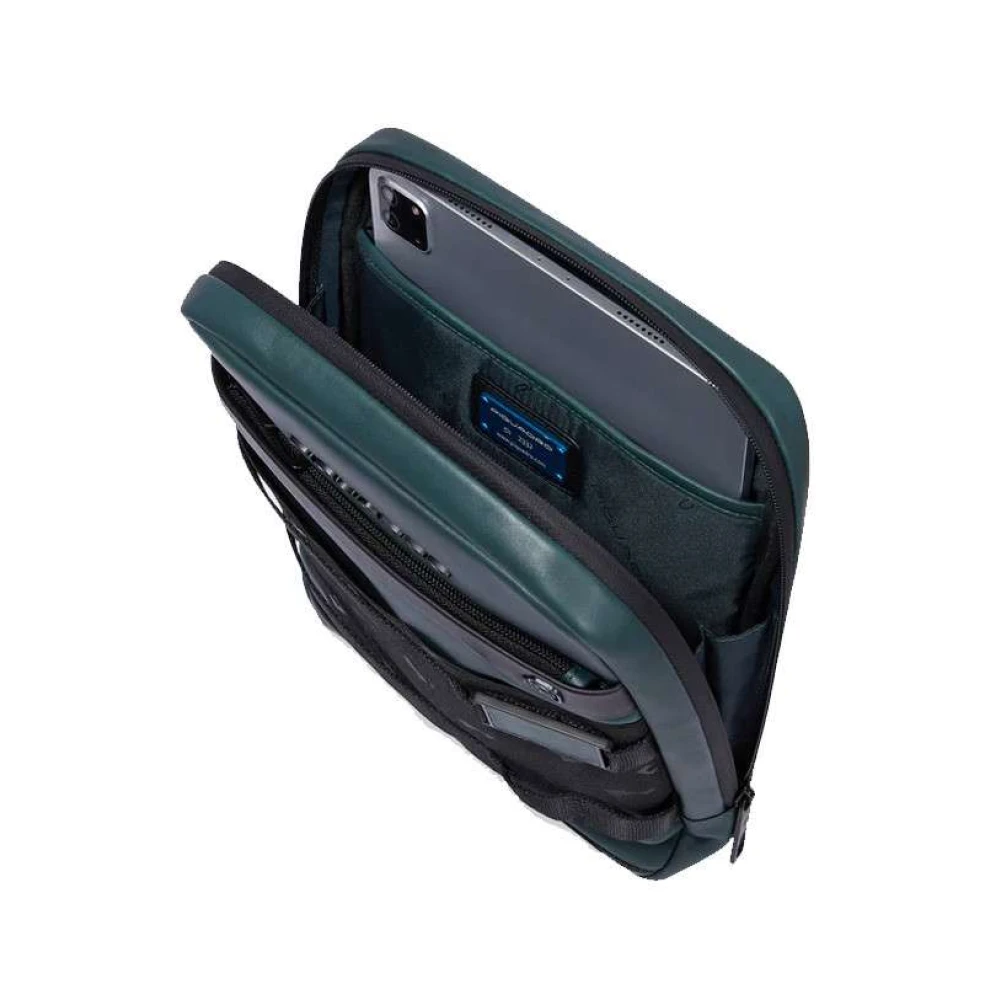 Piquadro Stijlvolle Crossbody Tas voor Dagelijks Gebruik Green Unisex