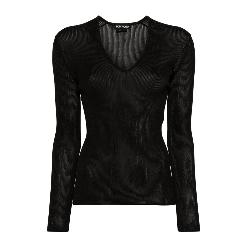 Tom Ford Donna Nero Top, M, New,