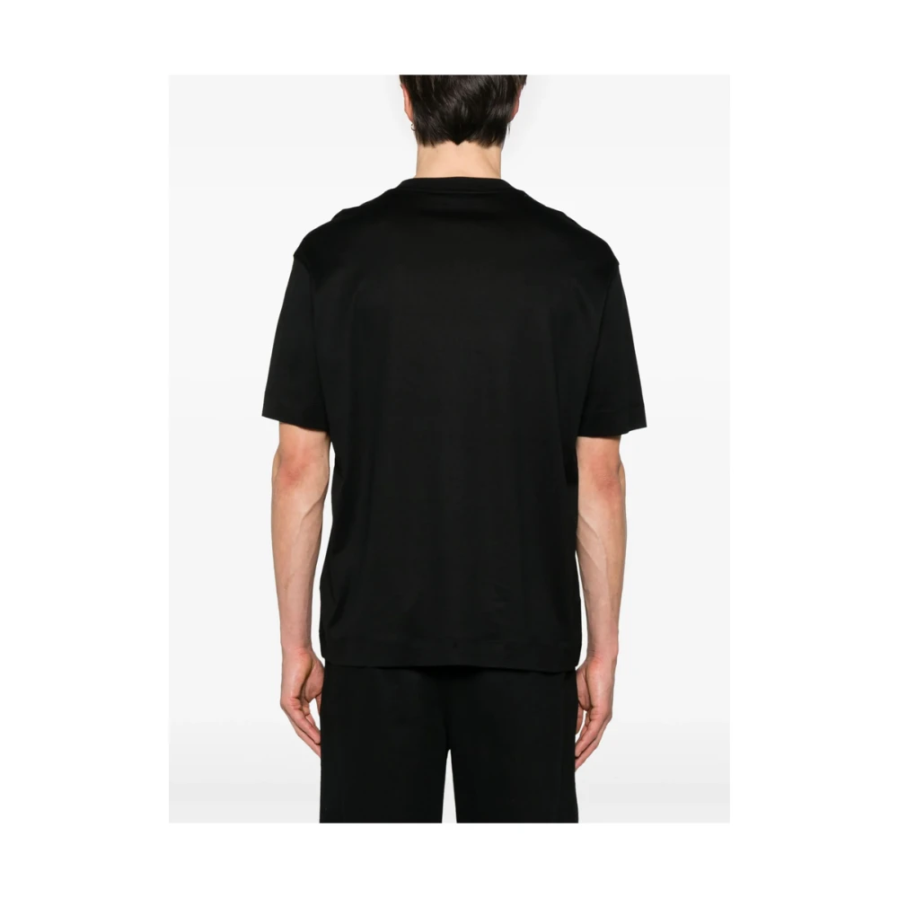 Emporio Armani Zwart Crew Neck T-shirt Black Heren