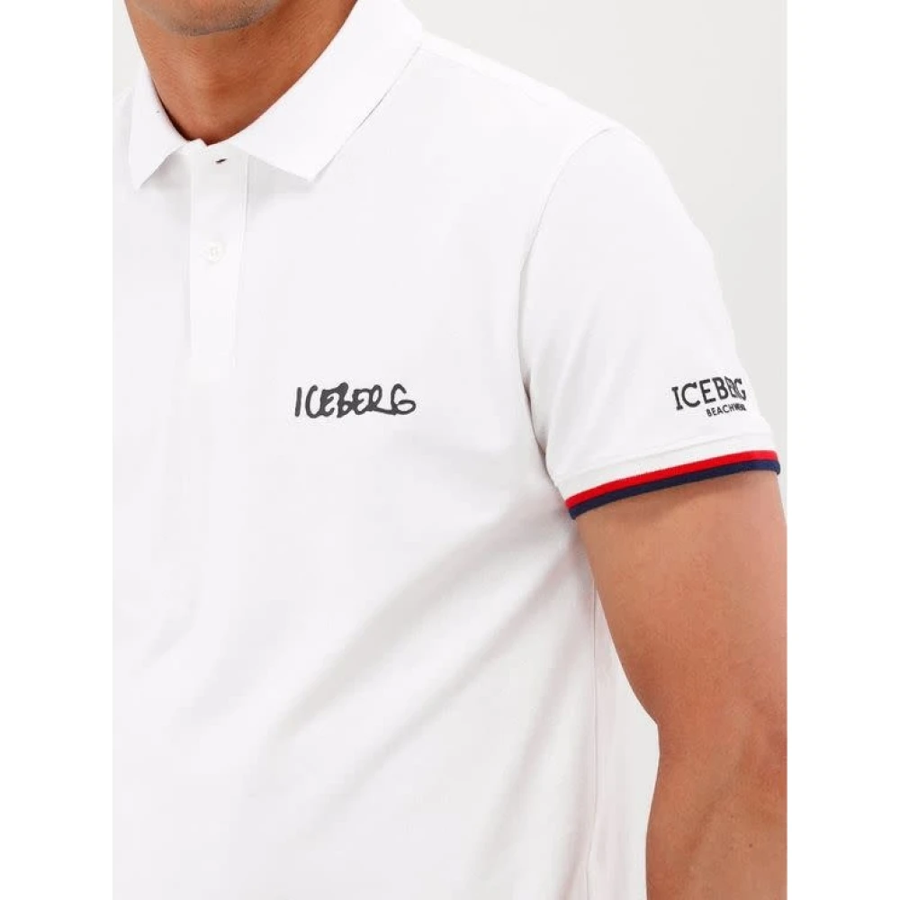 Iceberg Strandkleding Polo in Wit White Heren