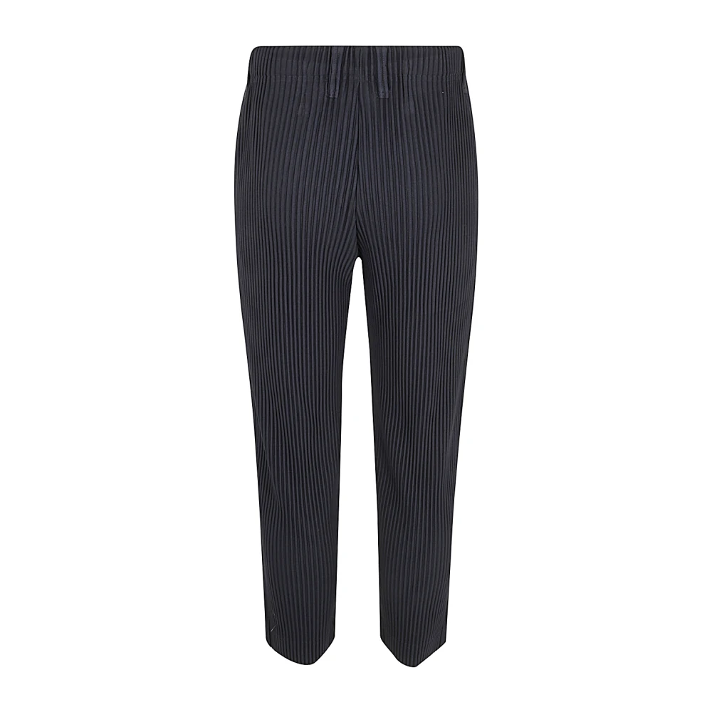 Issey Miyake Navy Basics Broek Blue Heren