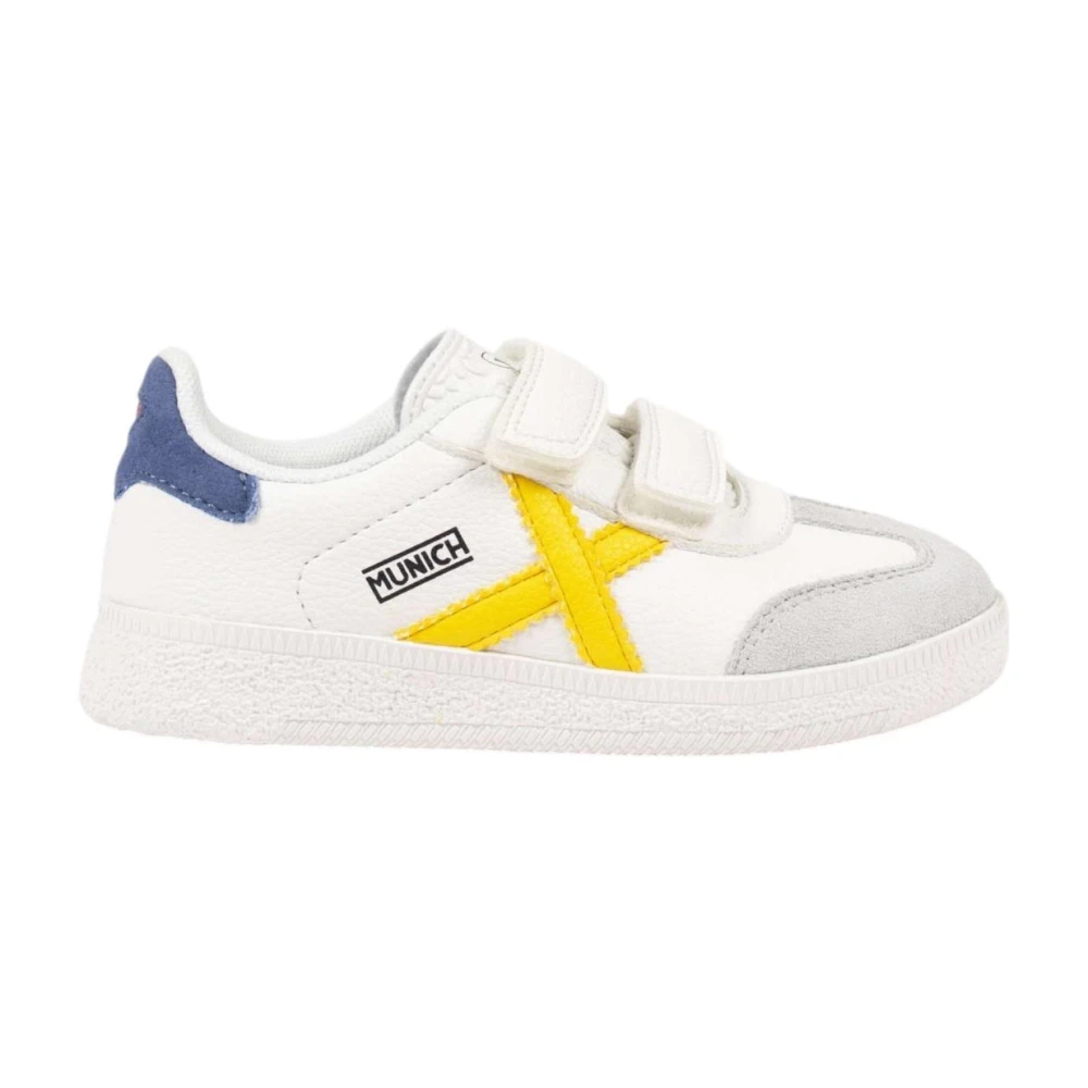 Munich Boys White Kids Sneakers, 24 Eu, Mini Barru