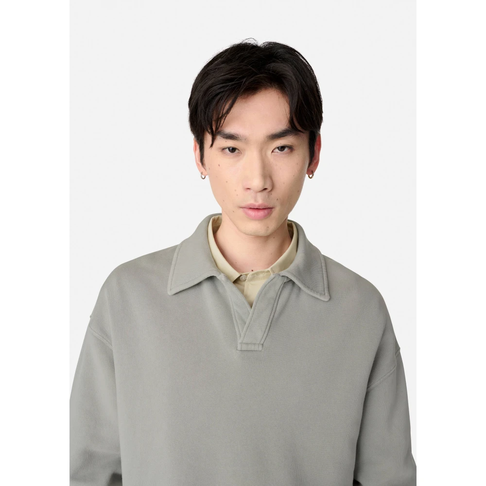 Axel Arigato Alba Polo Sweater Green Heren