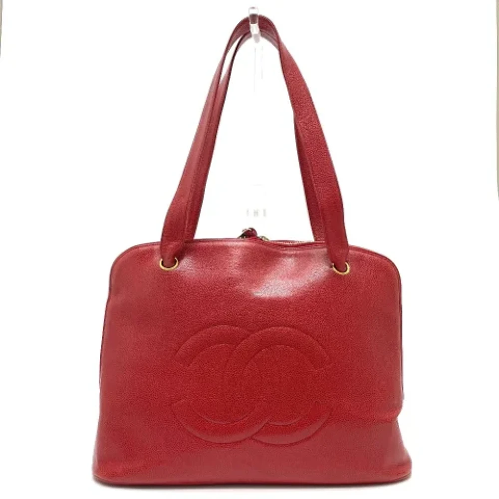 Chanel Vintage Pre-owned Leather chanel-bags Red Dames