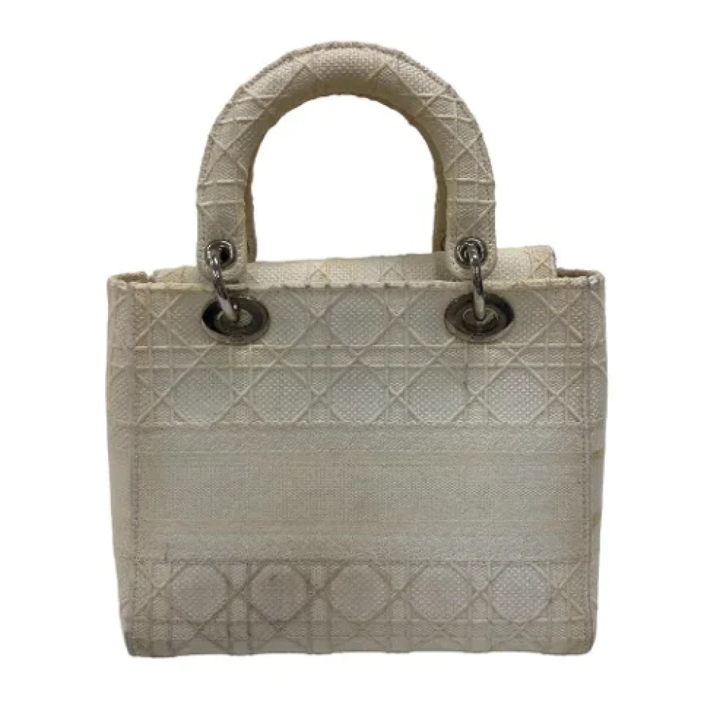 Dior Vintage Pre-owned Fabric dior-bags Gray Dames