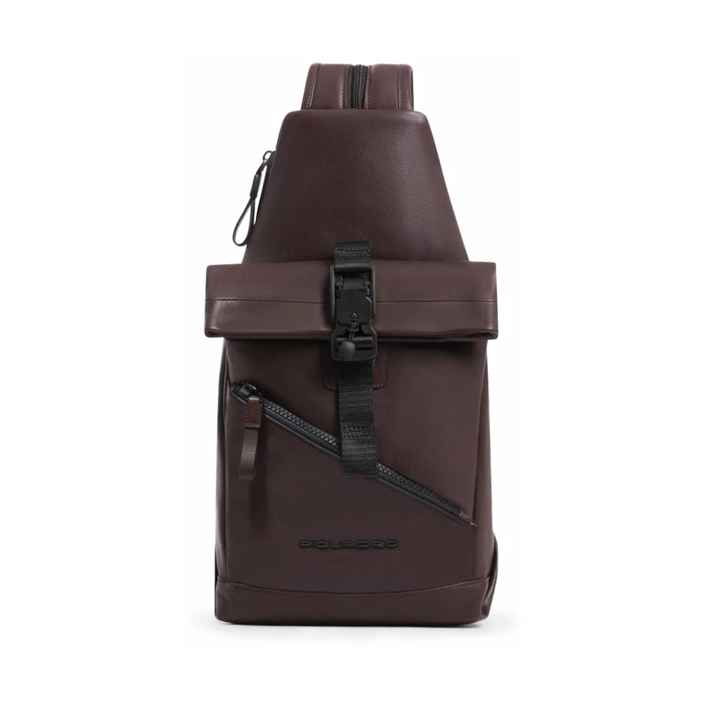 Piquadro Herr Brun Väskor One Size, Bomull, Convertible Ryggsäck Sling Bag