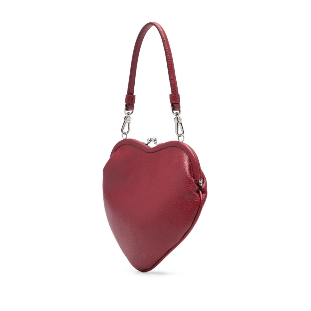 Vivienne Westwood Rode Portemonnee met Hartmotief en Ketting Red Dames