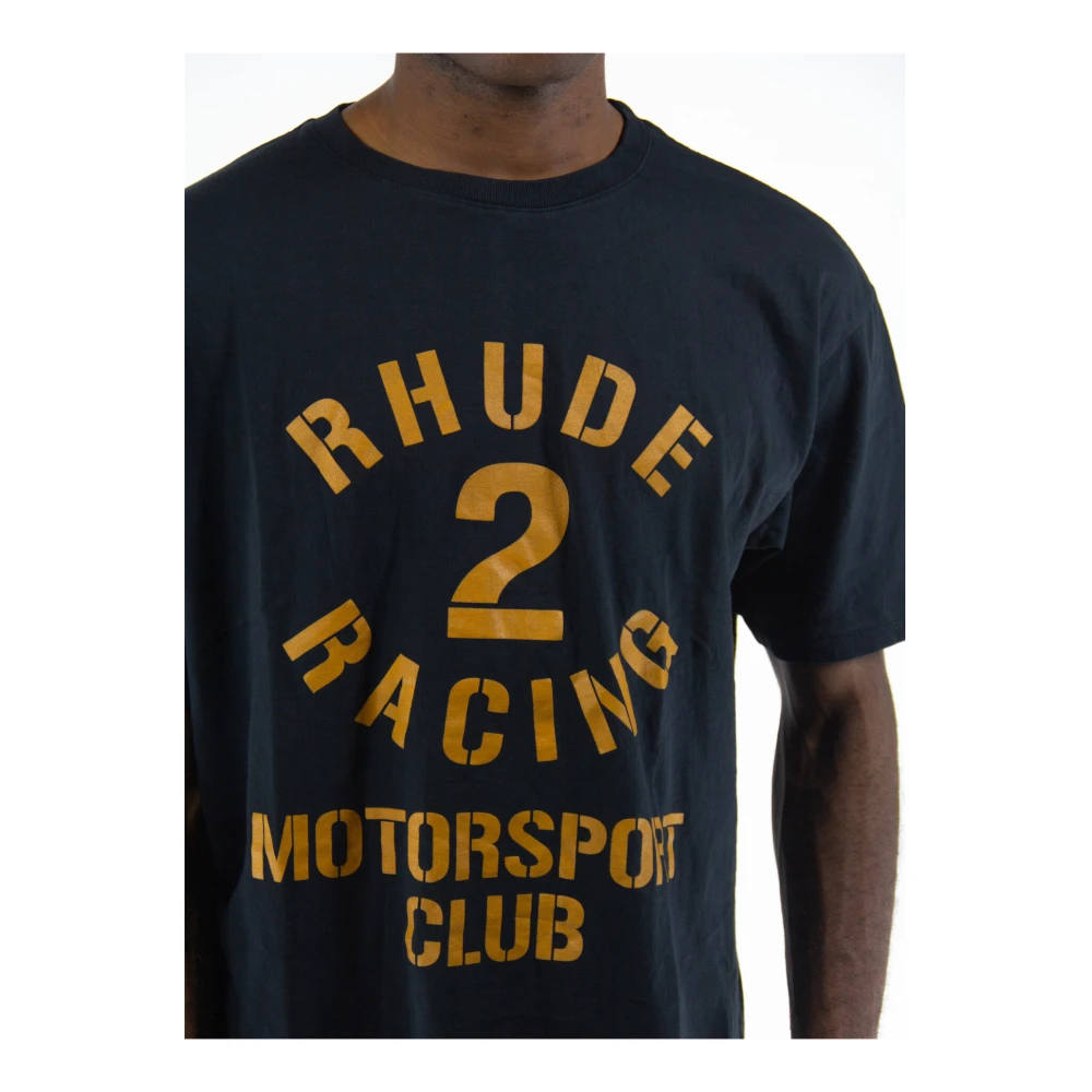 Rhude Desperado Motorsport T-shirt Black Heren