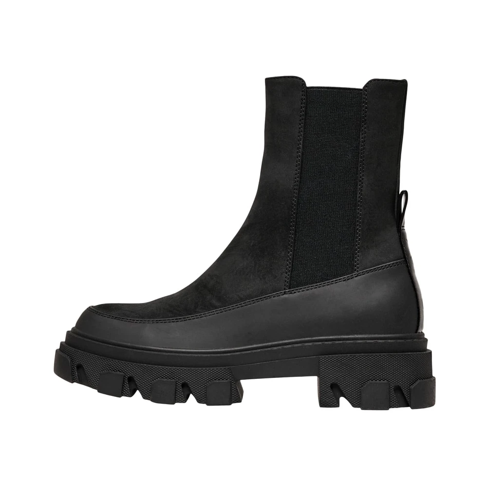 ONLY Damen Onltola-1 Nubuck Pu Chunky Boot - NoosStiefelette - Bild 5