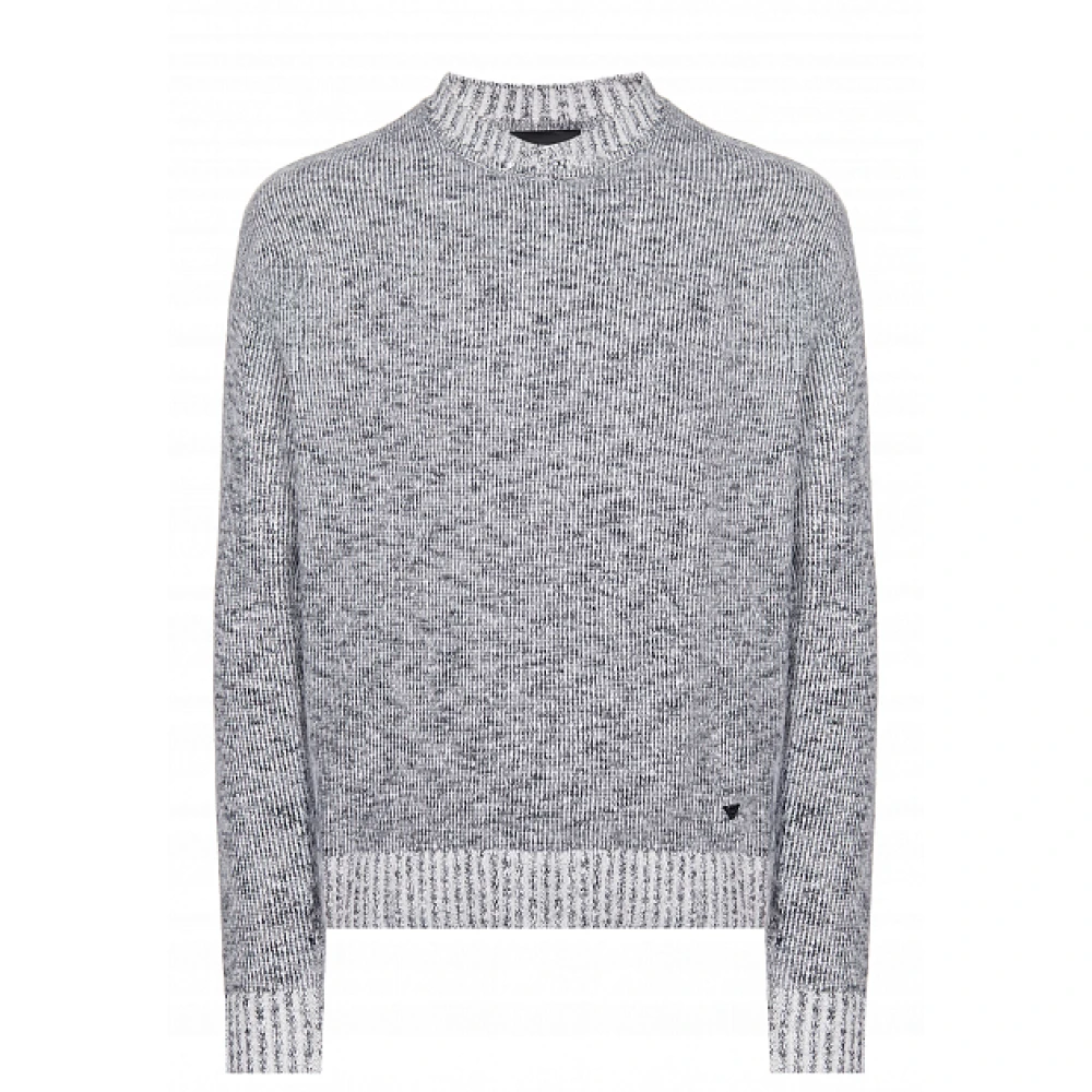 Emporio Armani Wollen Trui met Ronde Hals Multicolor Heren