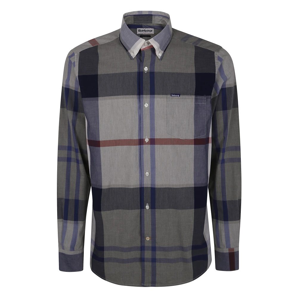 Barbour Op maat gemaakt overhemd voor heren Gray Heren