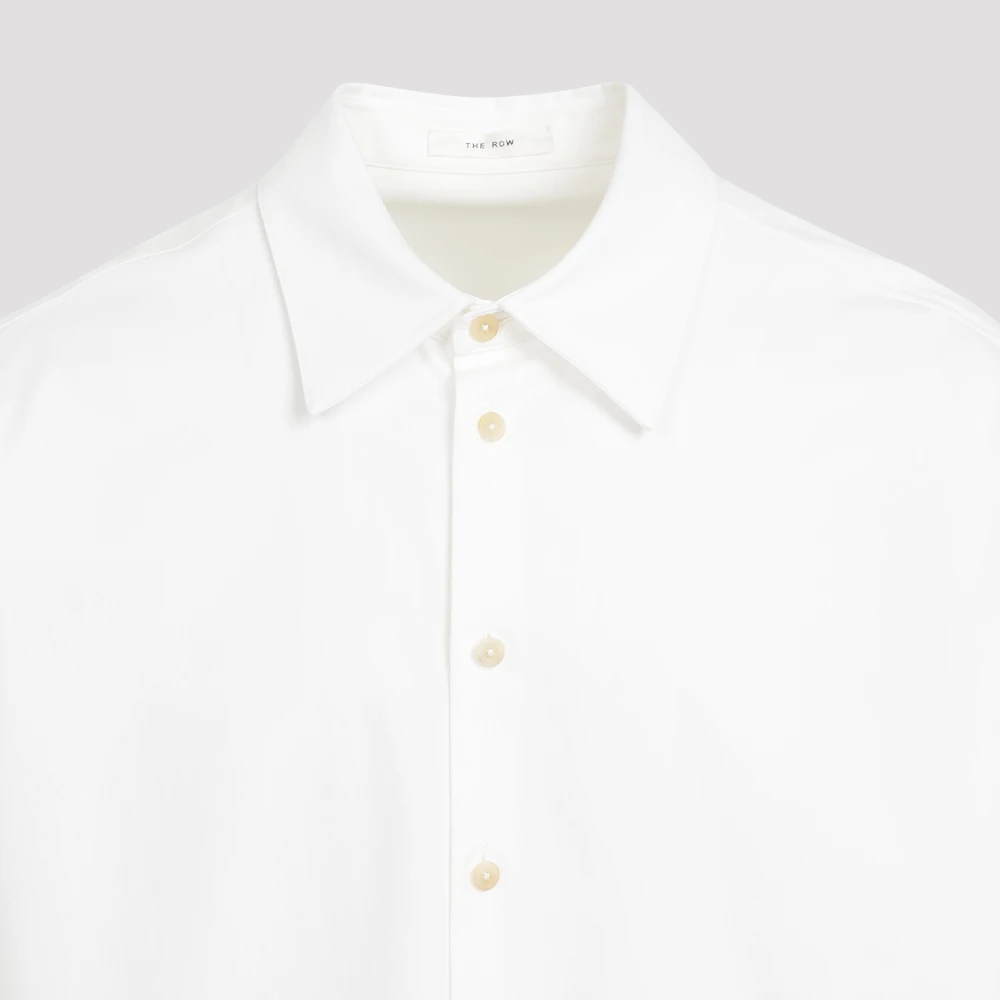 The Row Wit Klassiek Overhemd Verhoog Stijl White Heren