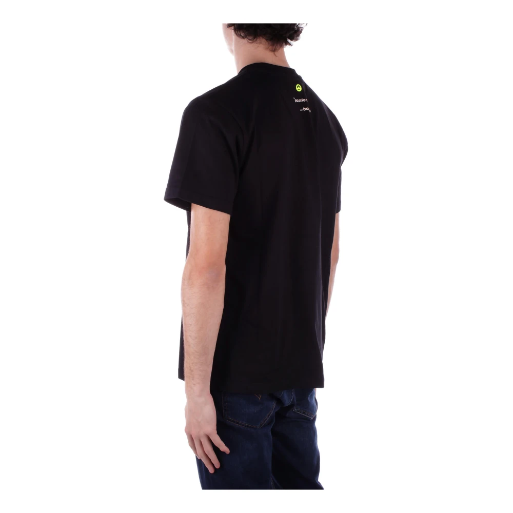 Barrow Zwart Logo Voorzak T-shirt Black Heren