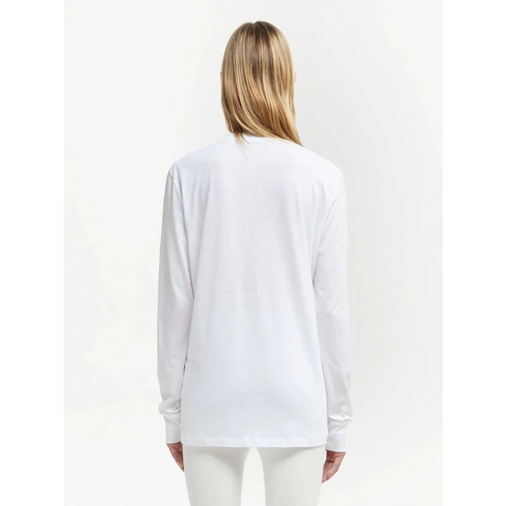 Wardrobe.nyc Witte Longsleeve T-shirt White Dames