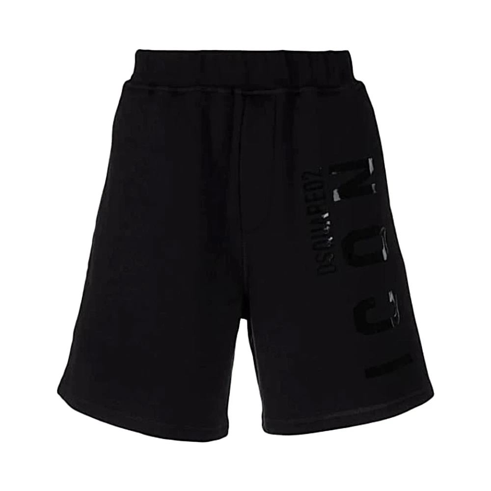 Dsquared2 Casual Denim Shorts voor Mannen Black Heren