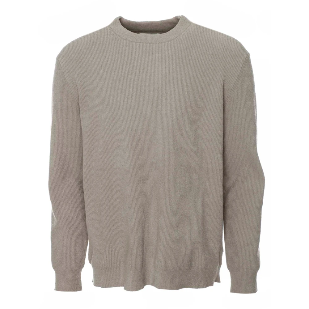 Nn07 Round-neck Knitwear Gray Heren