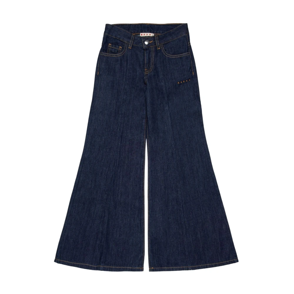 Marni Unisex Kids Blue Jeans, 10 Y, Five-Pocket Jeans