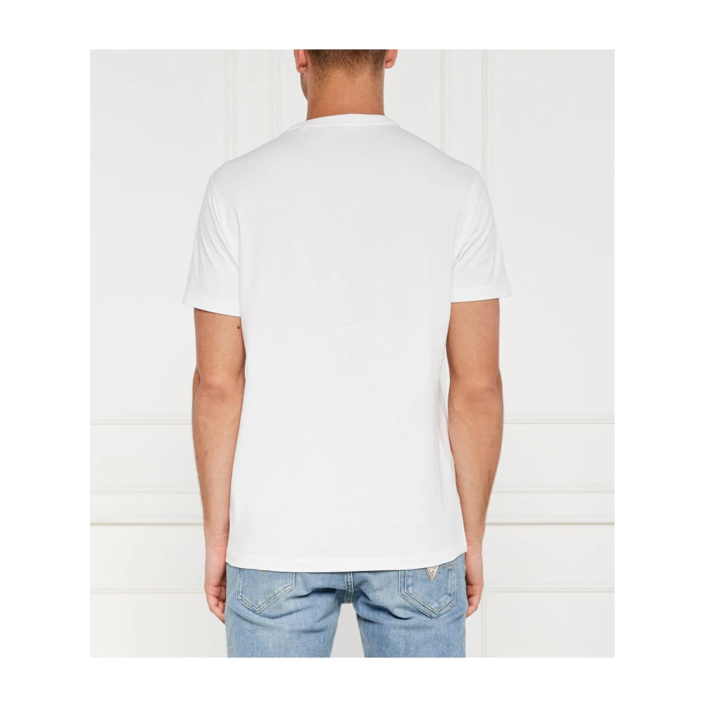 Guess Geprint T-shirt van katoen White Heren