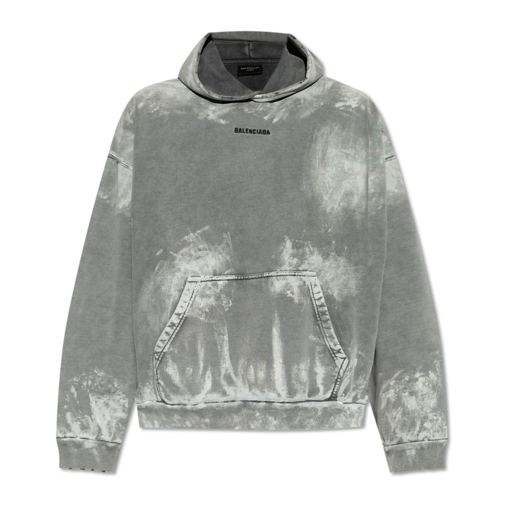 Balenciaga Sweatshirt met logo Gray Heren