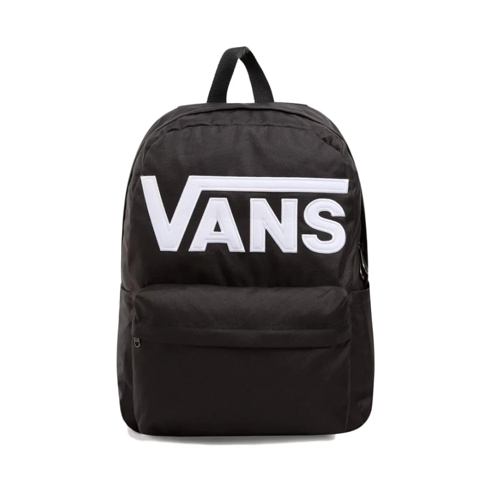 Vans Unisex Nero/Bianco Zaino Old Skool Drop V Casual 22 Litri In Poliestere Logo - Immagine 6