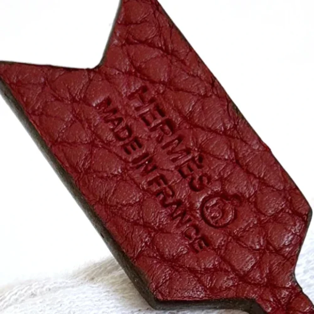 Hermès Vintage Pre-owned Leather home-office Red Dames
