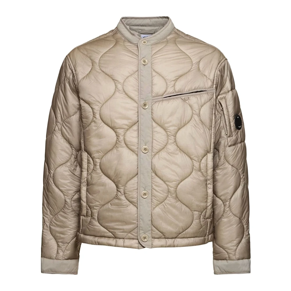 C.p. Company Men's Beige Winter Jackets, L, Giubbotto