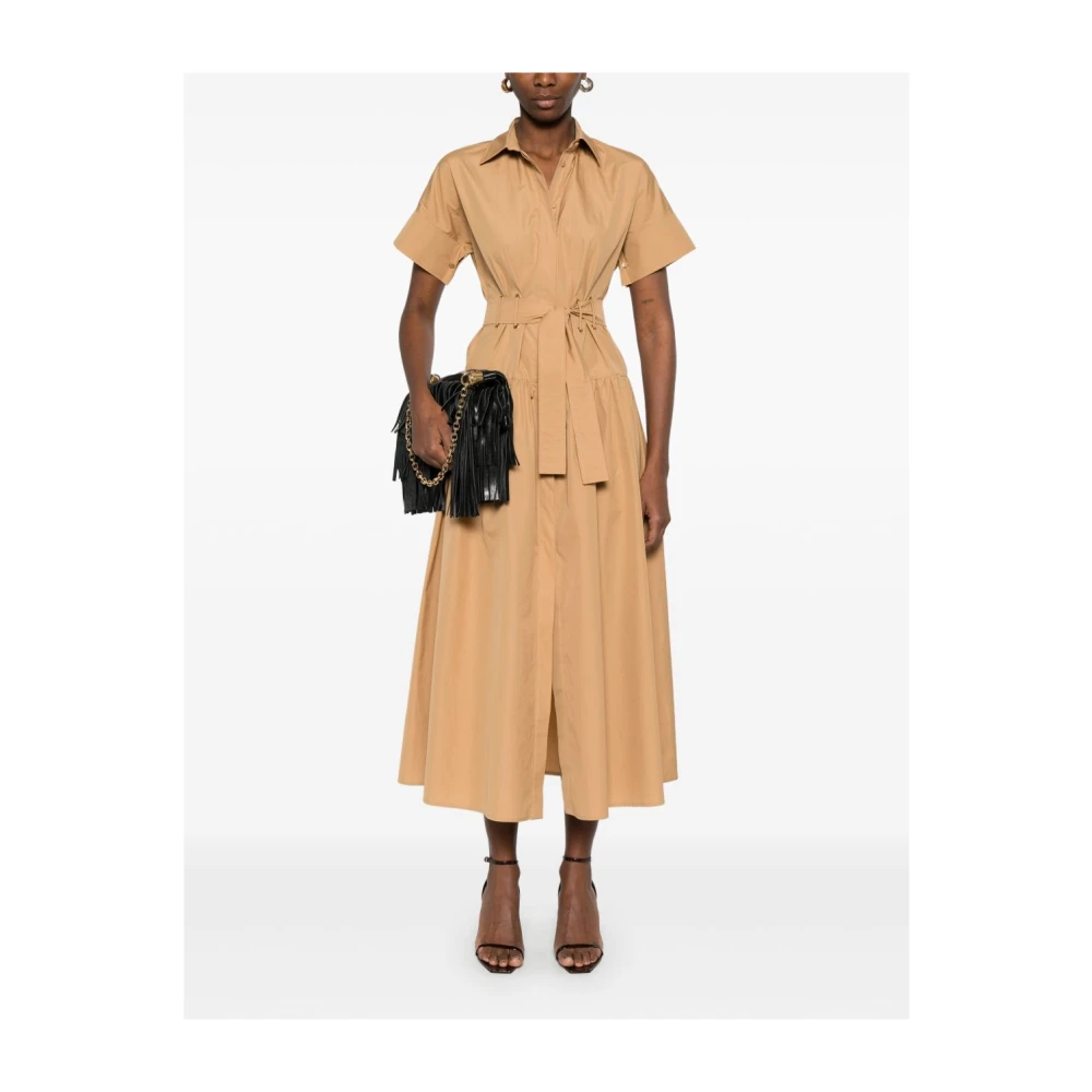 Max Mara Elegante Bruine Jurk voor Vrouwen Brown Dames