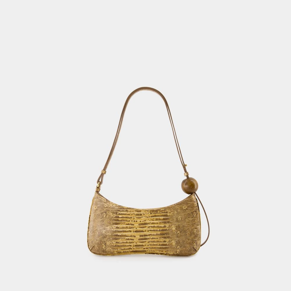 Jacquemus Beige Perle Schoudertas Leer Beige Dames