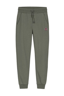 green-fleece-pants-elastic-waistband