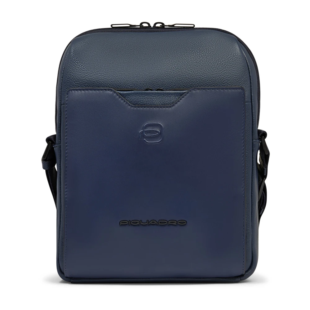 Piquadro Mannelijk Blauw Tassen Heren, One Size, Crossbody Tas Voor I Pad®