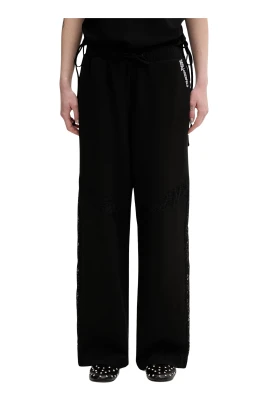 Vida Ben Sweatpants med spetsdetaljer