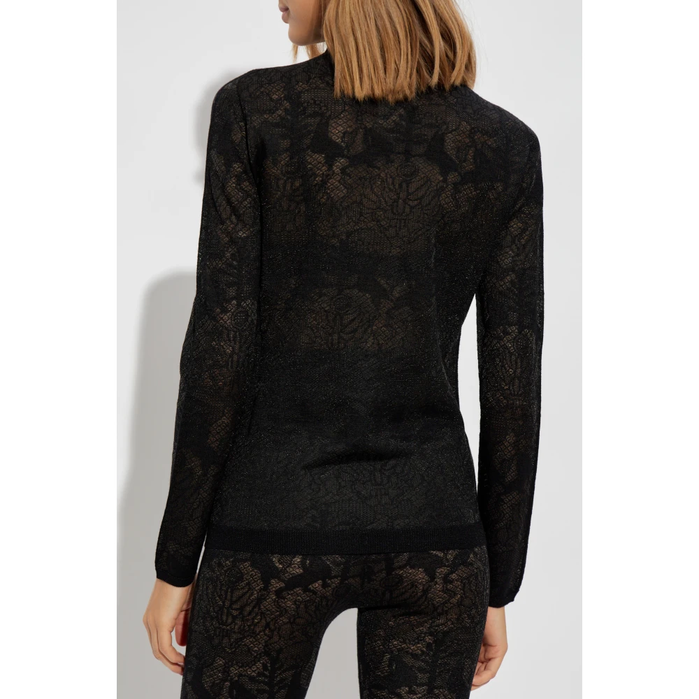Fabiana Filippi Lange mouwen turtleneck Black Dames
