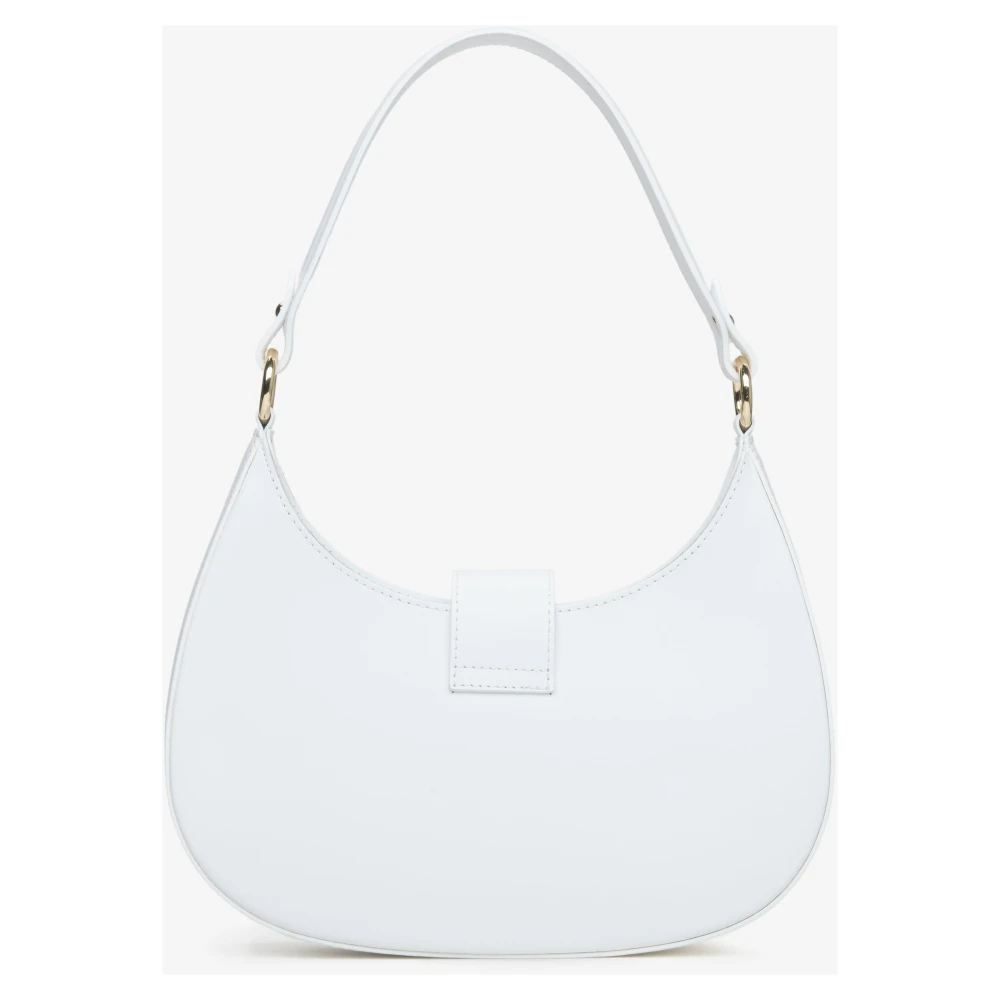 Estro Witte Baguette Handtas gemaakt van Italiaans Echt Leer Er00115559 White Dames