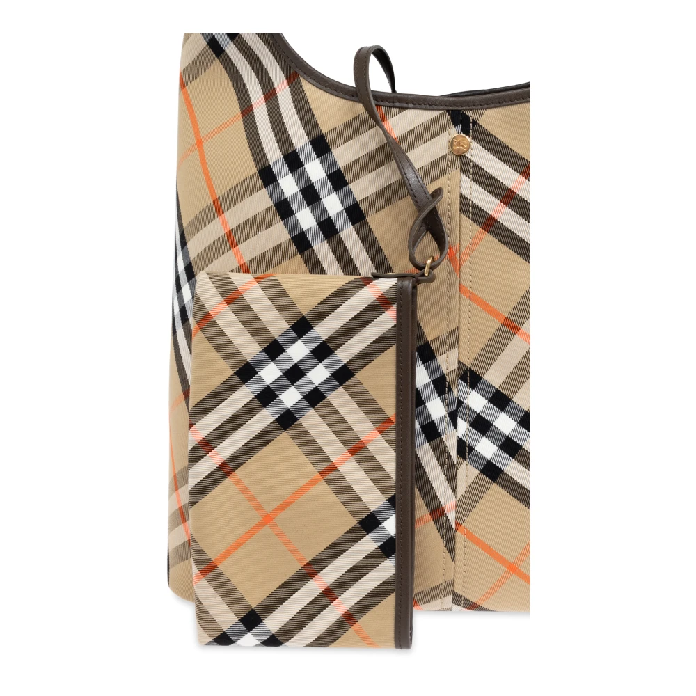 Burberry Geruite Patroon Schoudertas Multicolor Dames