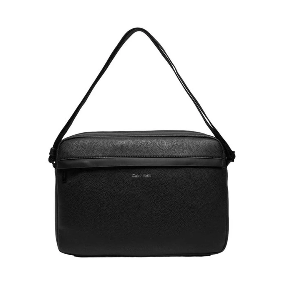 Calvin Klein Zwarte Herentas Herfst Winter Collectie Black Heren