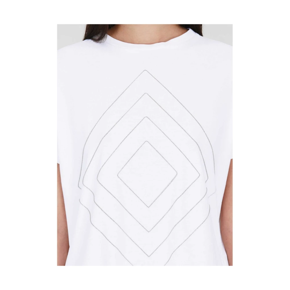 Fabiana Filippi Stijlvolle T-shirt White Dames