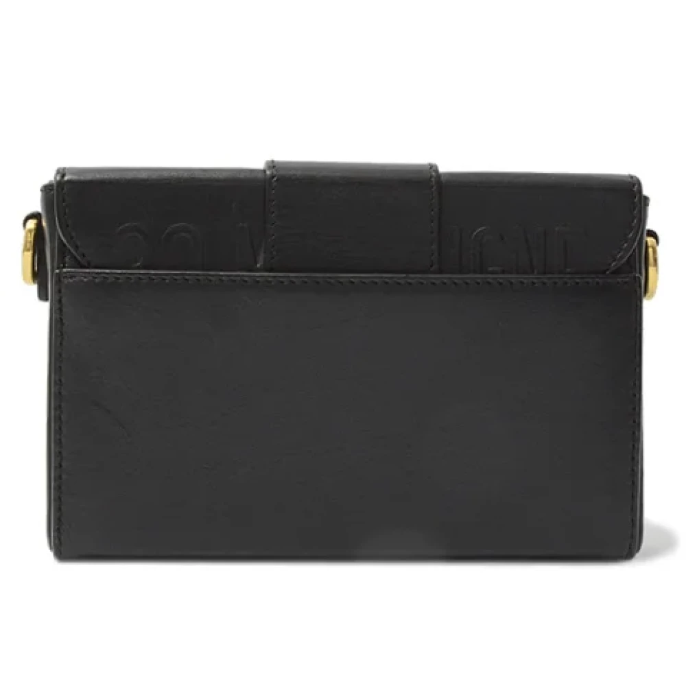 Dior Vintage Pre-owned Leather dior-bags Black Dames