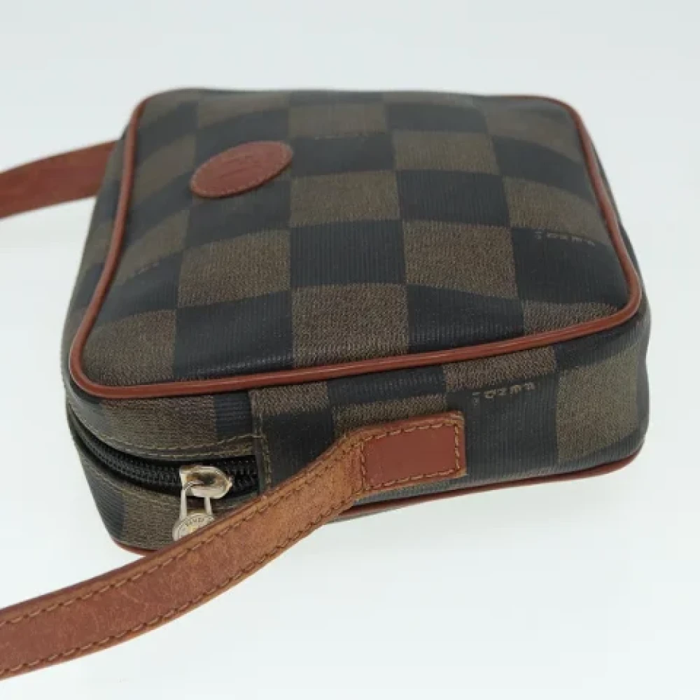 Fendi Vintage Pre-owned Canvas fendi-bags Brown Dames