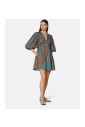 robe-courte-a-imprime-abstrait