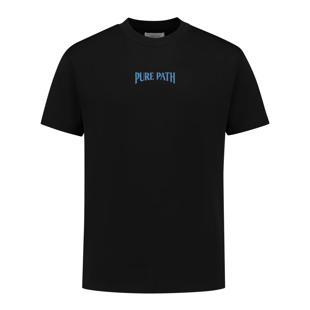 Pure Path Observatory T-shirt met digitale print Black Heren
