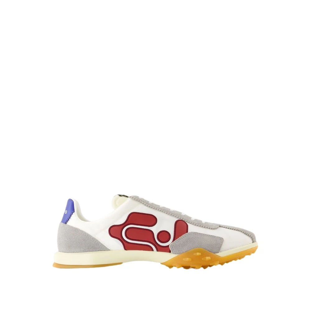 Eytys Grijze Leren Sneakers Ronde Neus Heren Schoenen Grijs
