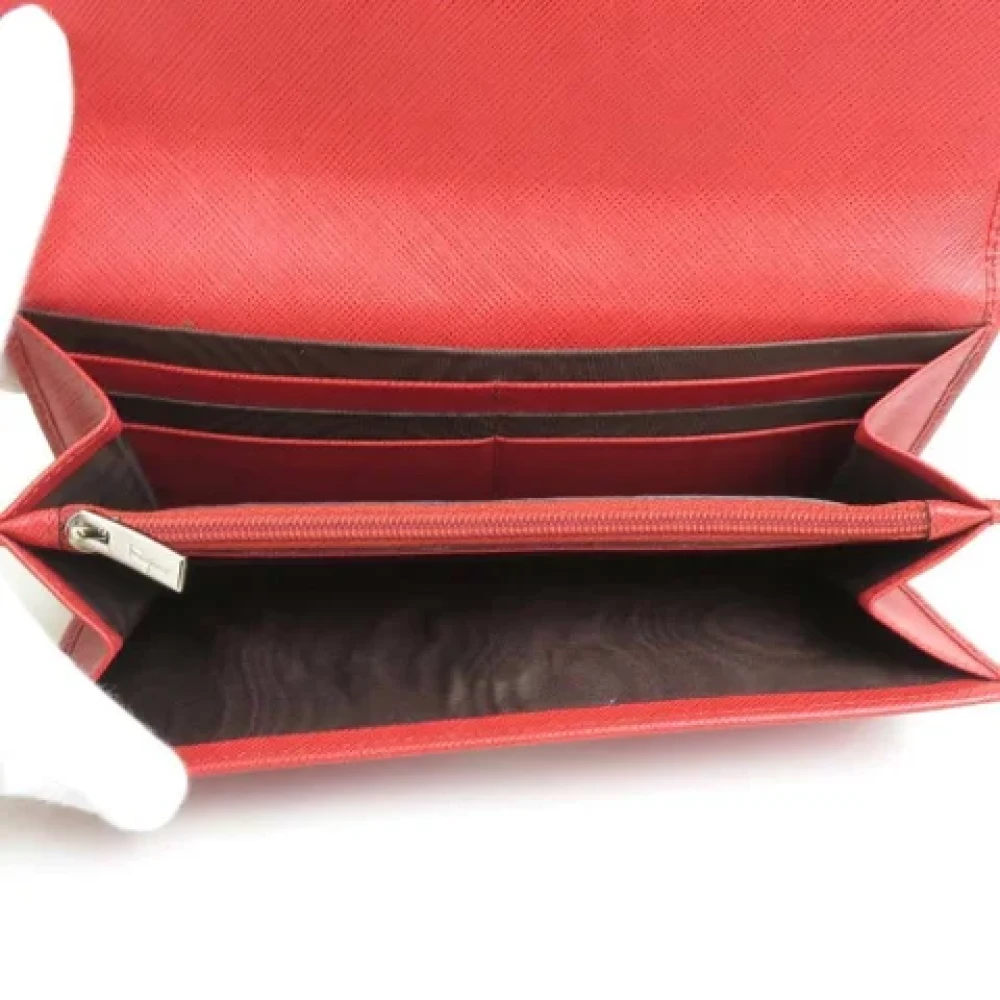 Salvatore Ferragamo Pre-owned Leather wallets Pink Dames