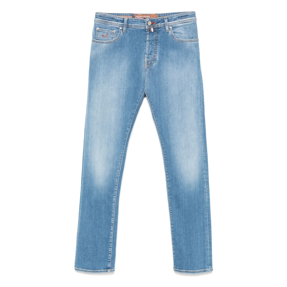 Jacob Cohën Bard Jeans met Japans Stof Blue Heren
