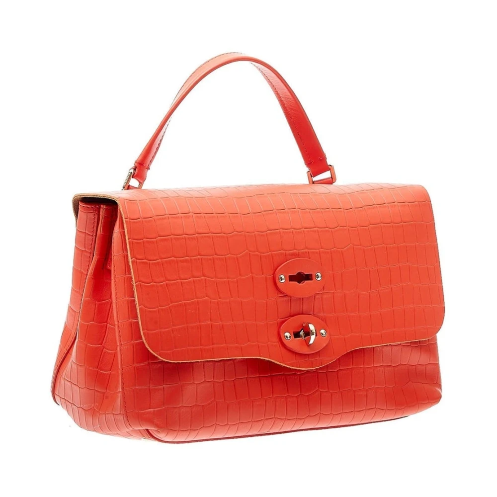 Zanellato Krokodillenleer Schoudertas Vrouwen Red Dames